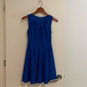 Express Elegant Blue Sleeveless Dress